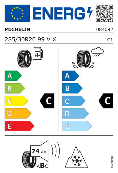 Pneus Michelin PILOT ALPIN 5 XL FR * 285/30 R20 99V