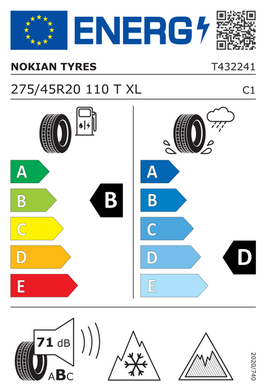 Pneus Nokian Hakkapeliitta R5 SUV XL 275/45 R20 110T