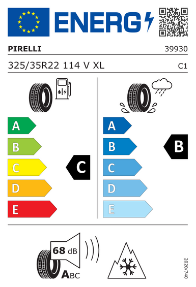 Pneus Pirelli Scorpion Winter XL FR MO1 325/35 R22 114V
