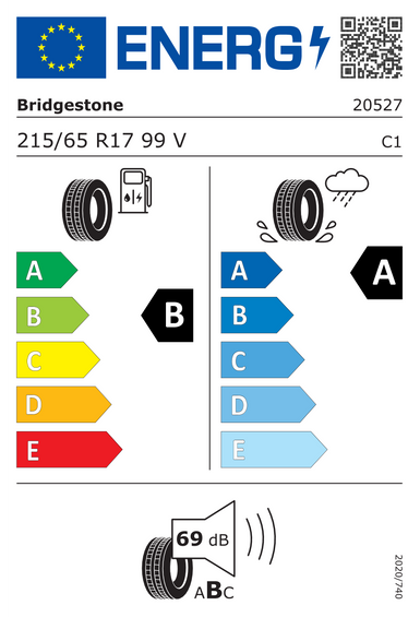 Pneus Bridgestone TURANZA 6 Enliten 215/65 R17 99V