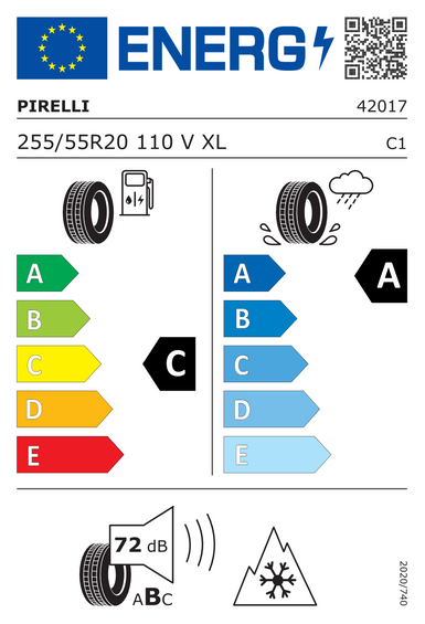Pneus Pirelli Scorpion Winter 2 XL FR NC0 255/55 R20 110V