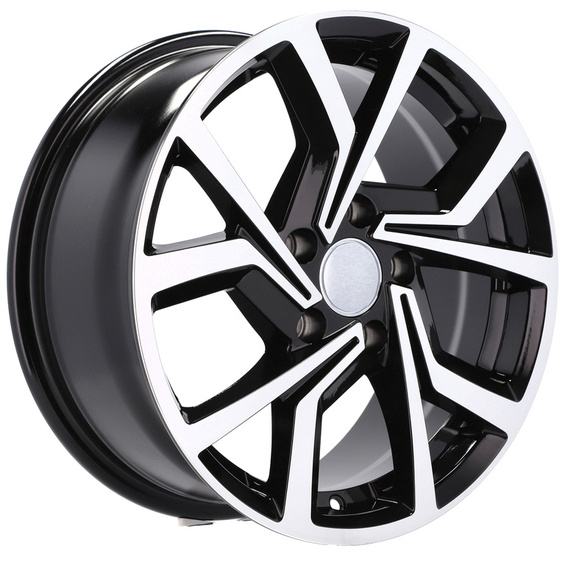 4x jantes 15 5x100 s'intégrer dans VW Polo Golf BORA Vento SKODA Fabia Rapid Scala - B1154 (LU1904)