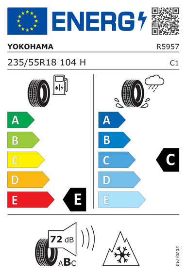 Pneus Yokohama GEOLANDAR A/T G015 RPB 235/55 R18 104H