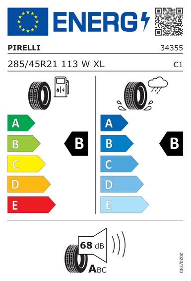 Pneus Pirelli Scorpion Verde All Season XL FR BL 285/45 R21 113W