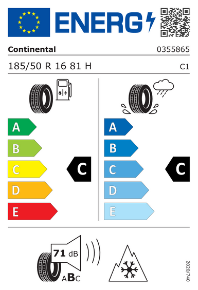 Pneus Continental AllSeasonContact 2 FR 185/50 R16 81H
