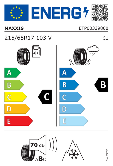 Pneus Maxxis PREMITRA SNOW WP6 SUV XL 215/65 R17 103V