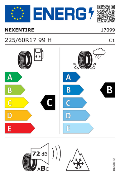 Pneus Nexen WINGUARD Sport 2 225/60 R17 99H